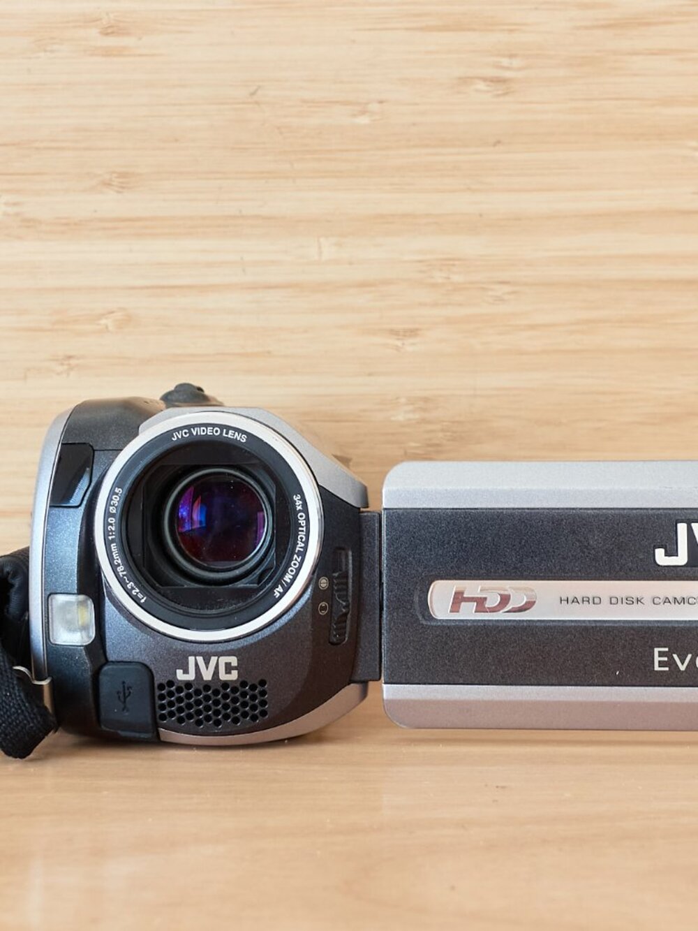 JVC Everio GZ-MG130U Camcorder Vintage Digital Video Camera Kit Tested V volodym